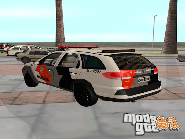 Fiat Palio Weekend Adventure PMESP para GTA San Andreas